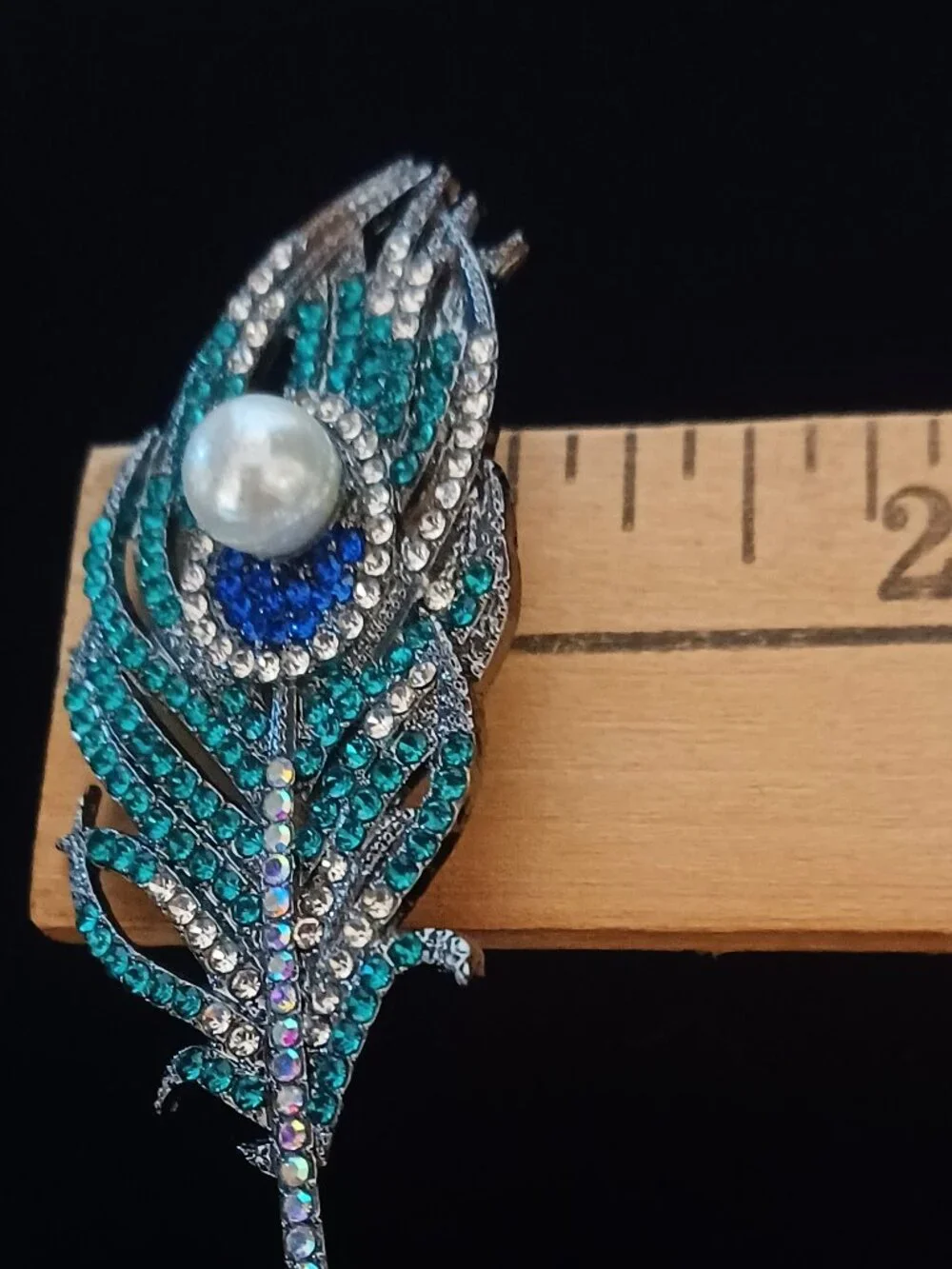 Gorgeous Feather Brooch